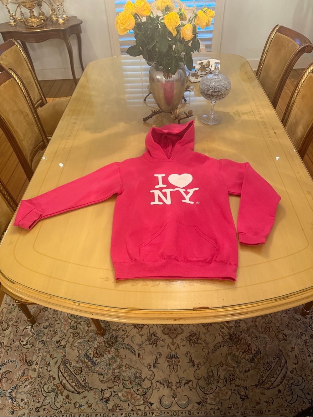 I ♥ NY Pink Kids Hoodie